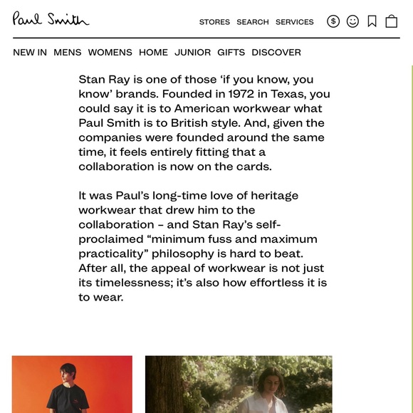 Paul Smith x Stan Ray Patch Pocket Tee, XS - Picture 11 of 11